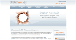 Desktop Screenshot of drstephenalex.com